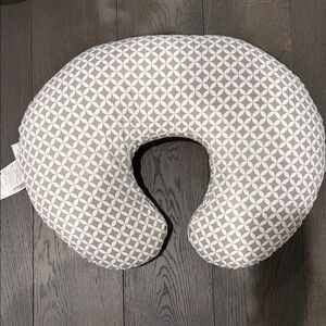 Boppy Gray Geometric Nursing Pillow